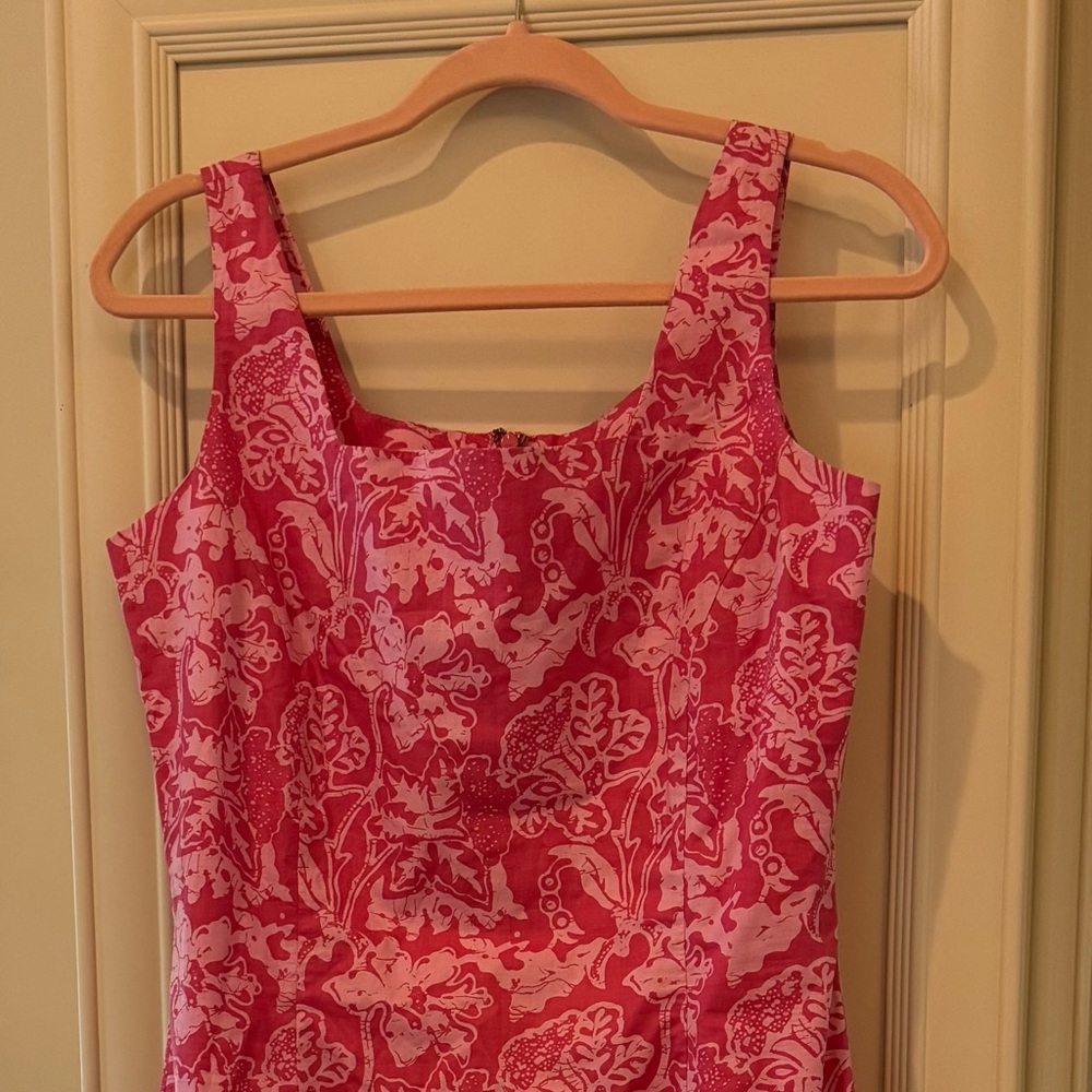 Tibi Hyland Pink Patterned Dress